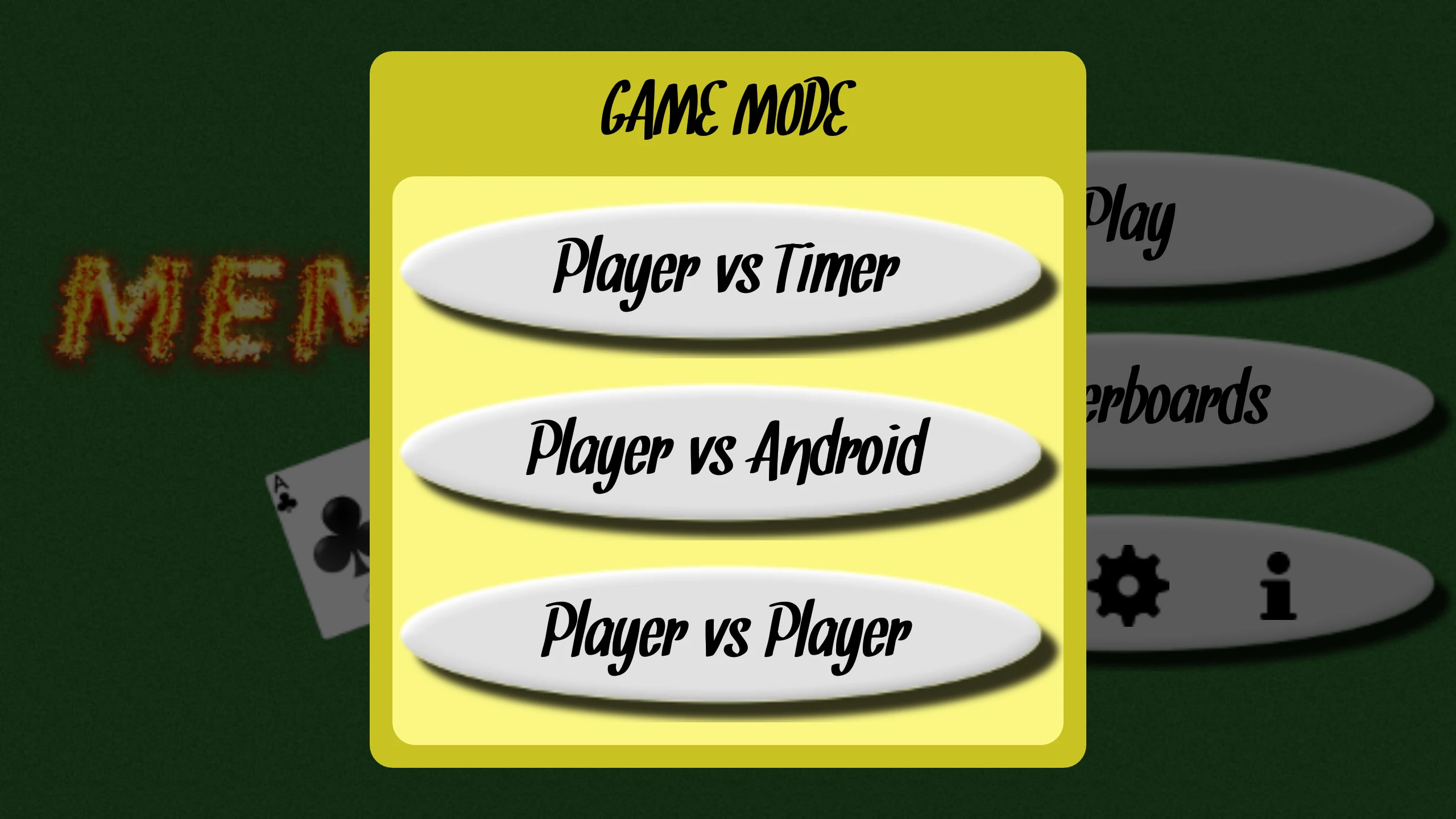 Memory Cards screenshot